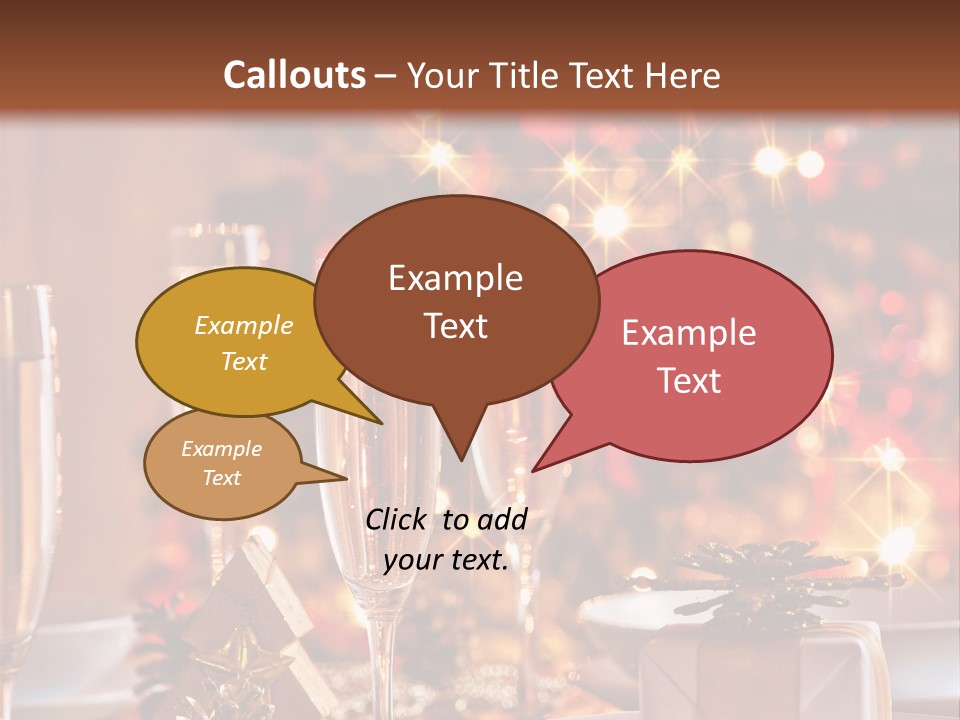 Christmas Dinner PowerPoint Template