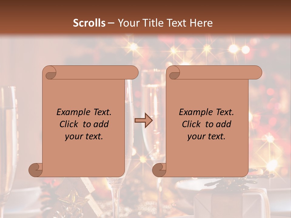 Christmas Dinner PowerPoint Template