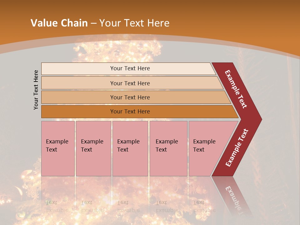 Christmas Tree Lights PowerPoint Template