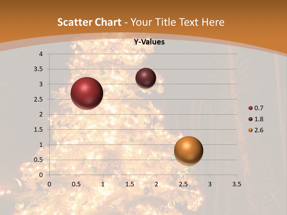 Christmas Tree Lights PowerPoint Template