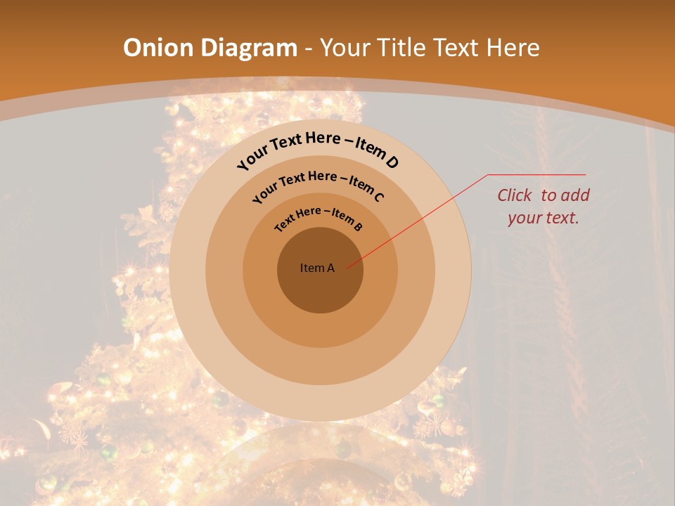Christmas Tree Lights PowerPoint Template
