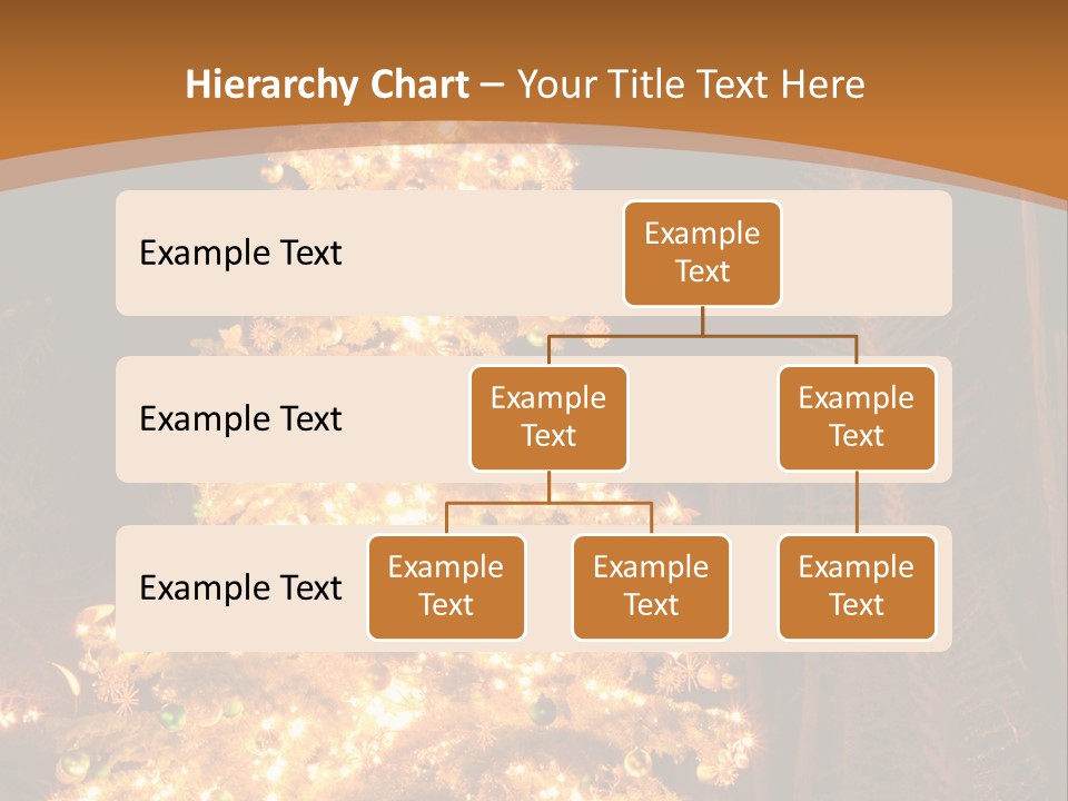 Christmas Tree Lights PowerPoint Template