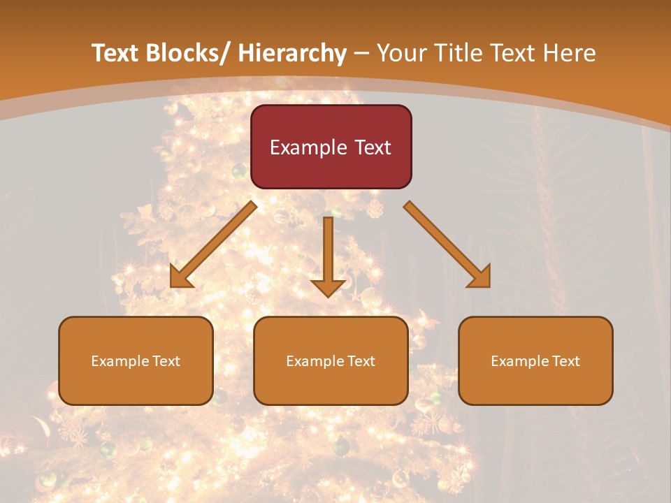 Christmas Tree Lights PowerPoint Template