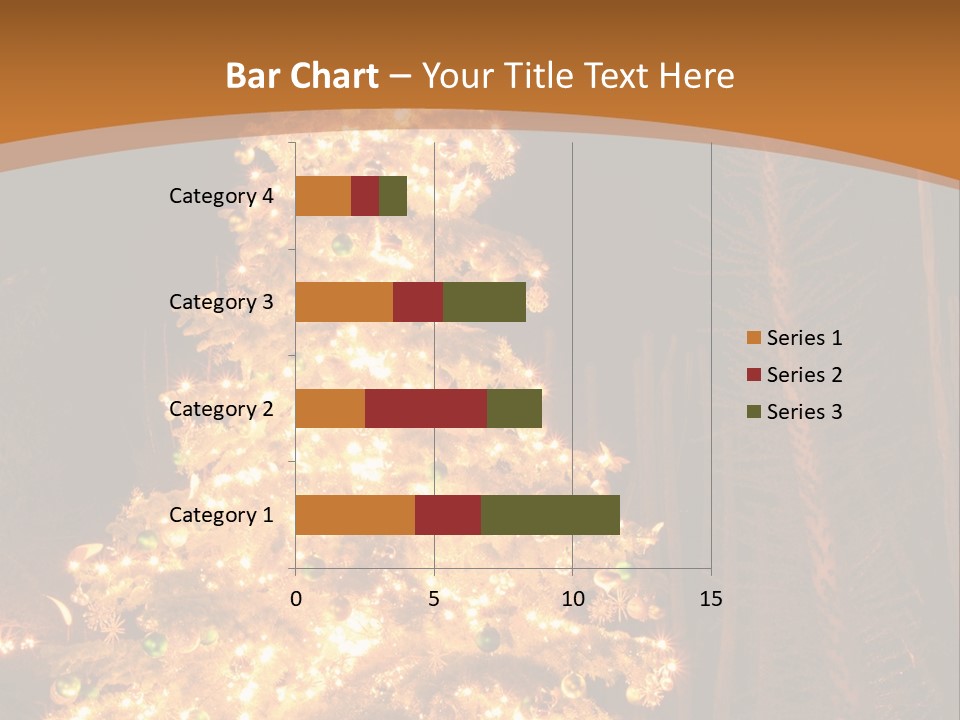 Christmas Tree Lights PowerPoint Template