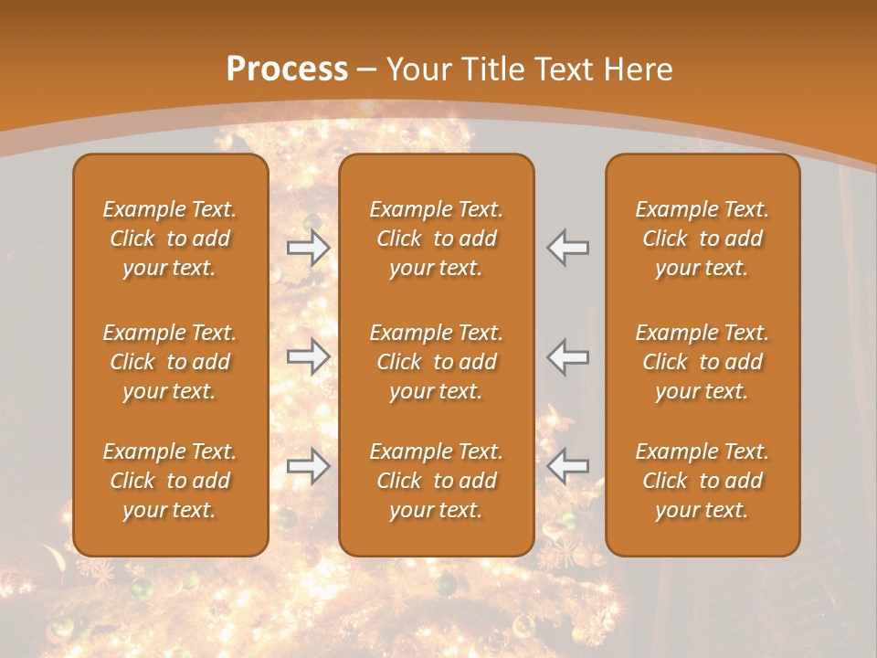 Christmas Tree Lights PowerPoint Template