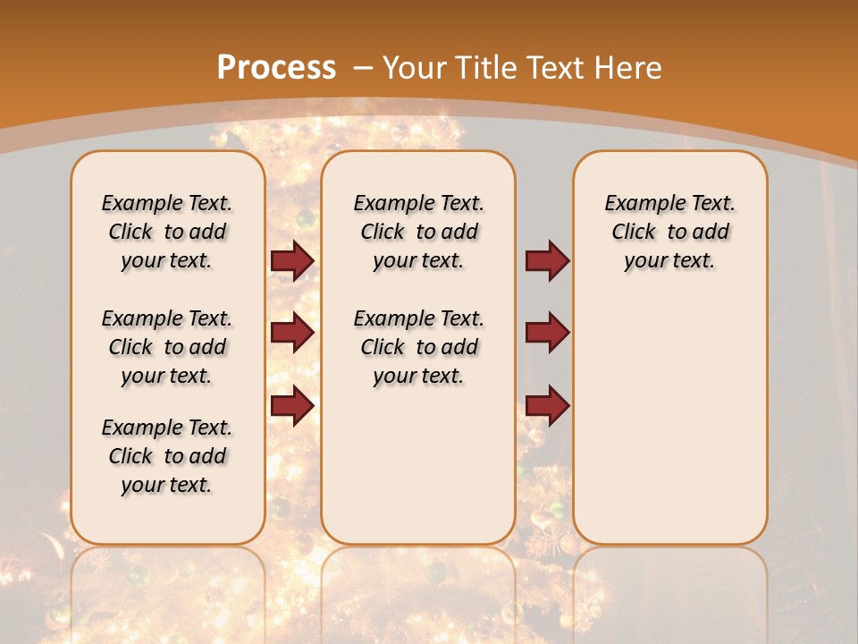 Christmas Tree Lights PowerPoint Template