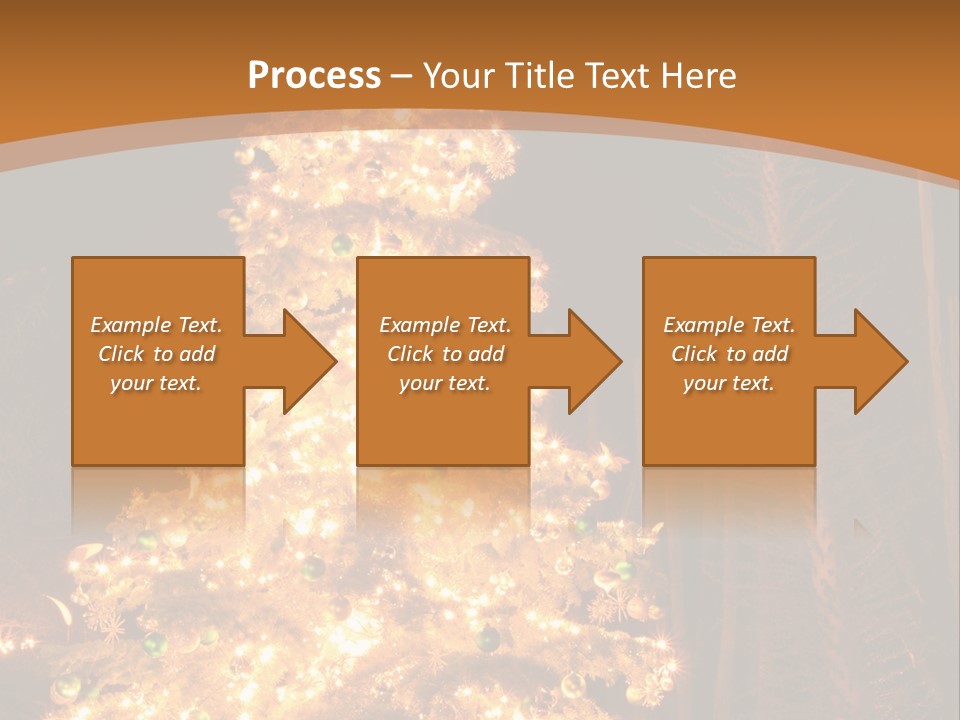 Christmas Tree Lights PowerPoint Template
