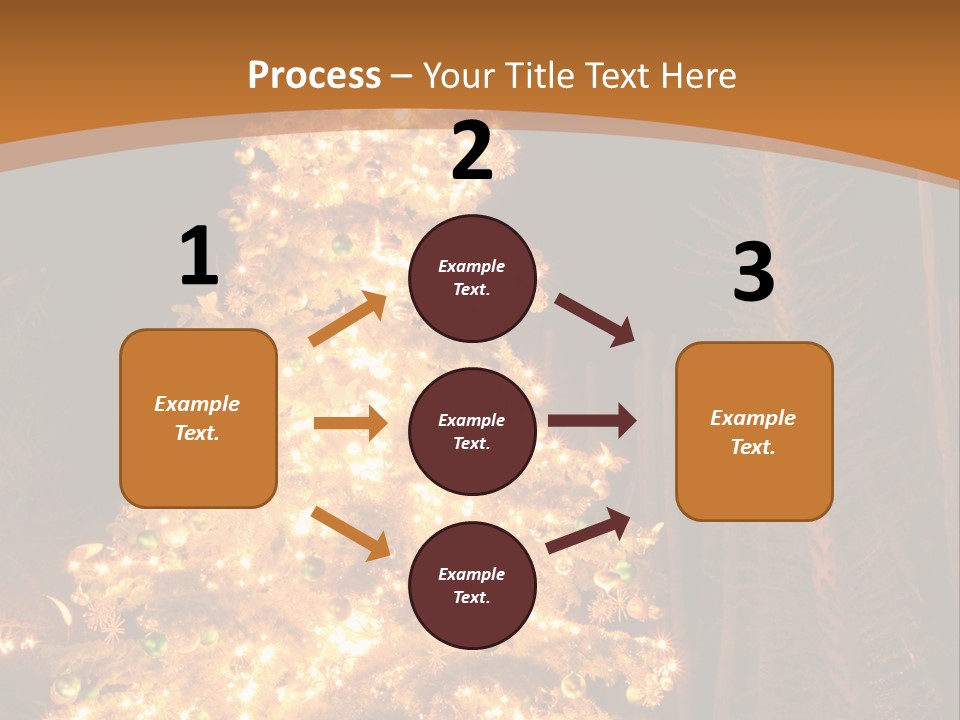 Christmas Tree Lights PowerPoint Template