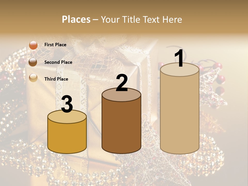 Present Red Stars PowerPoint Template