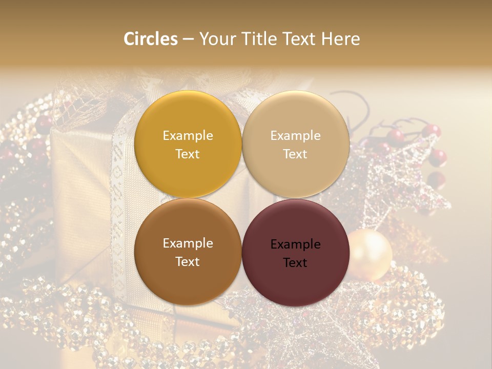 Present Red Stars PowerPoint Template