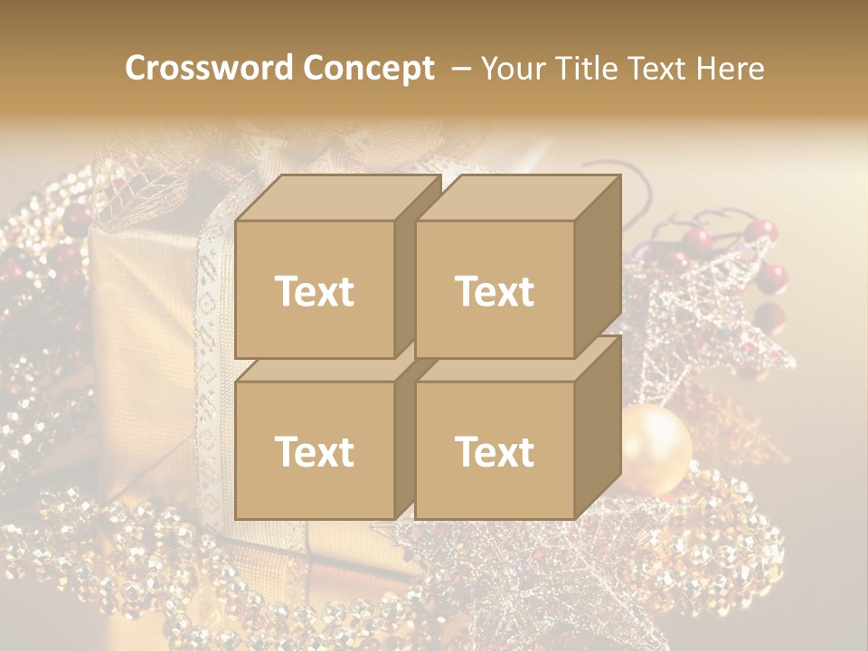 Present Red Stars PowerPoint Template