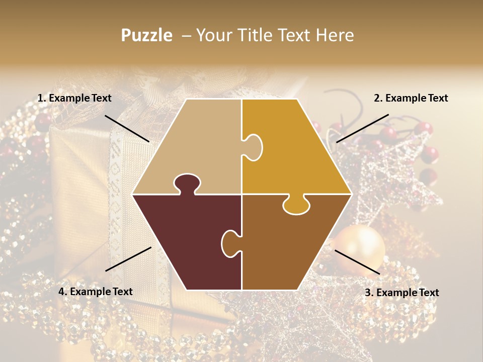 Present Red Stars PowerPoint Template