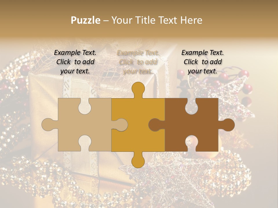 Present Red Stars PowerPoint Template