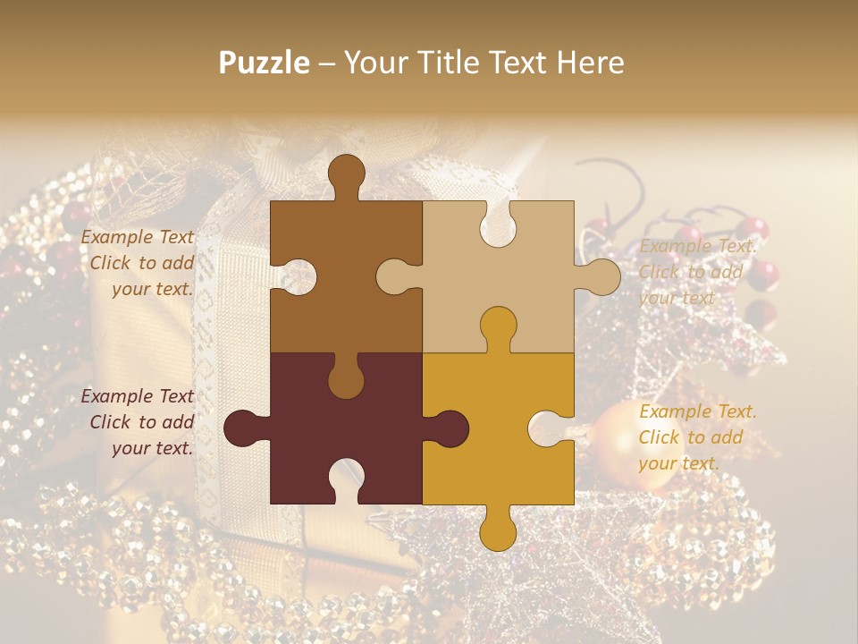 Present Red Stars PowerPoint Template