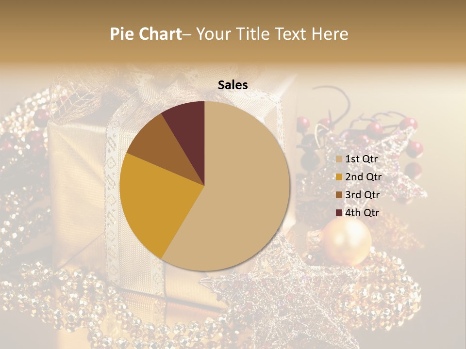 Present Red Stars PowerPoint Template