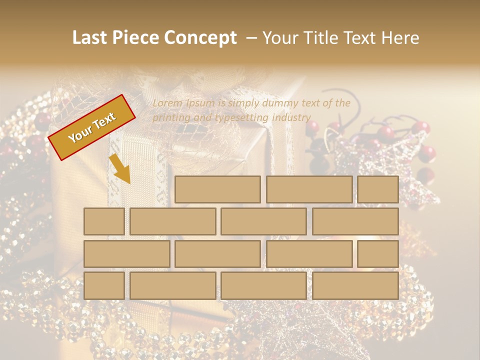 Present Red Stars PowerPoint Template