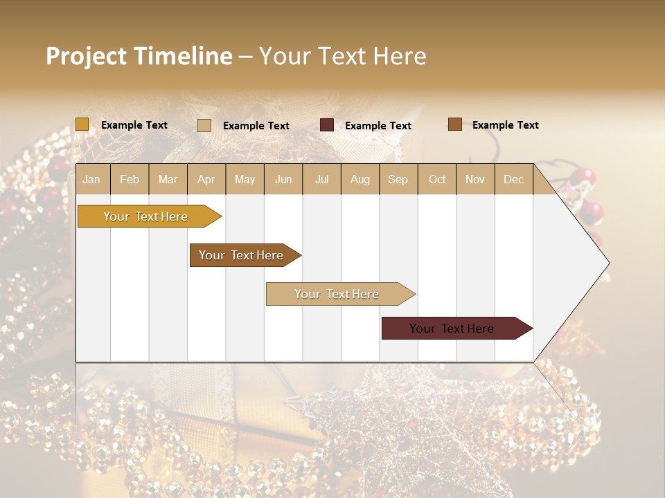 Present Red Stars PowerPoint Template