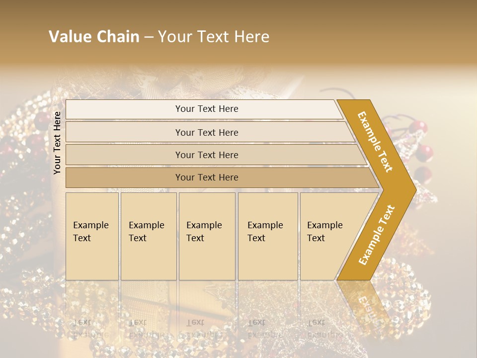 Present Red Stars PowerPoint Template