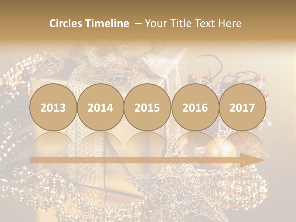 Present Red Stars PowerPoint Template