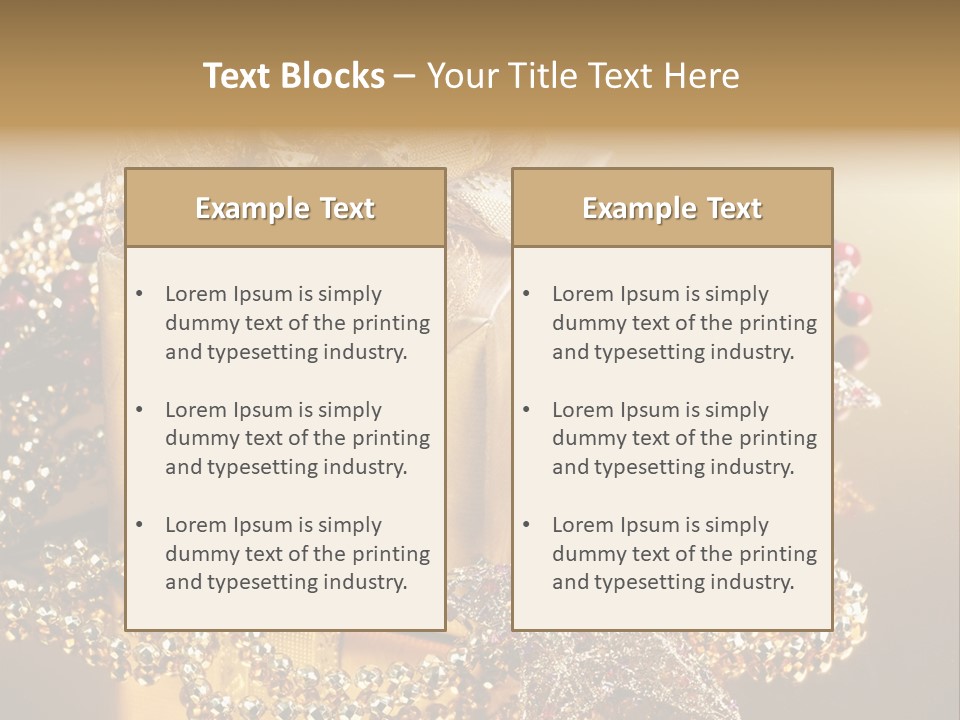 Present Red Stars PowerPoint Template