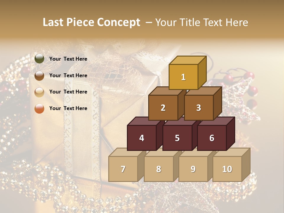 Present Red Stars PowerPoint Template