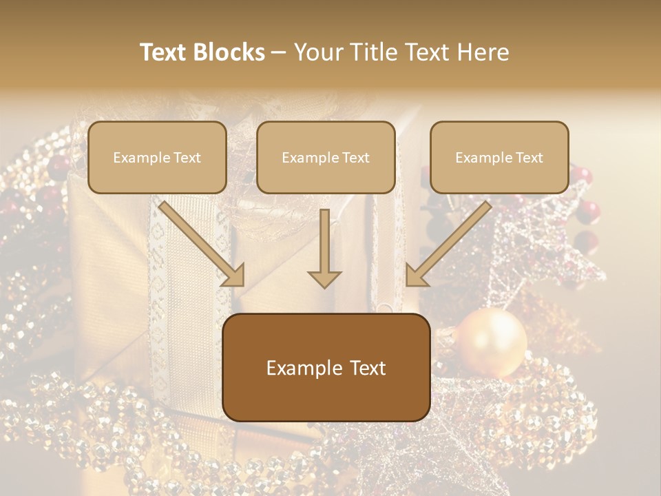Present Red Stars PowerPoint Template
