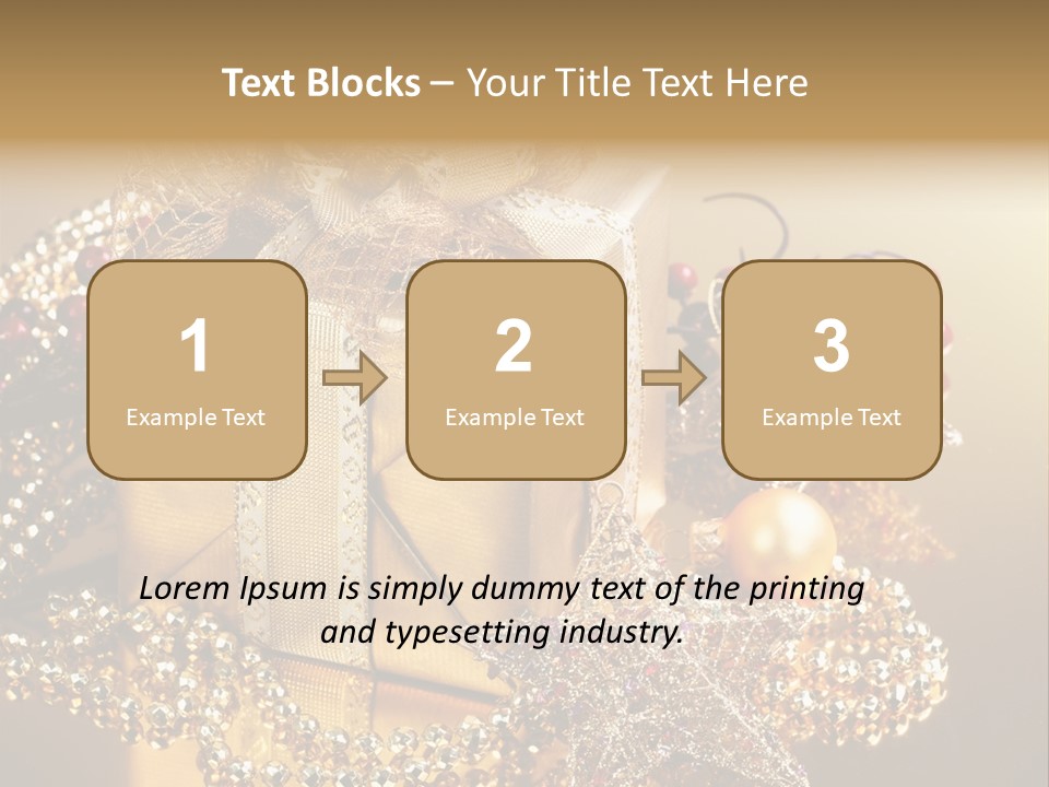 Present Red Stars PowerPoint Template
