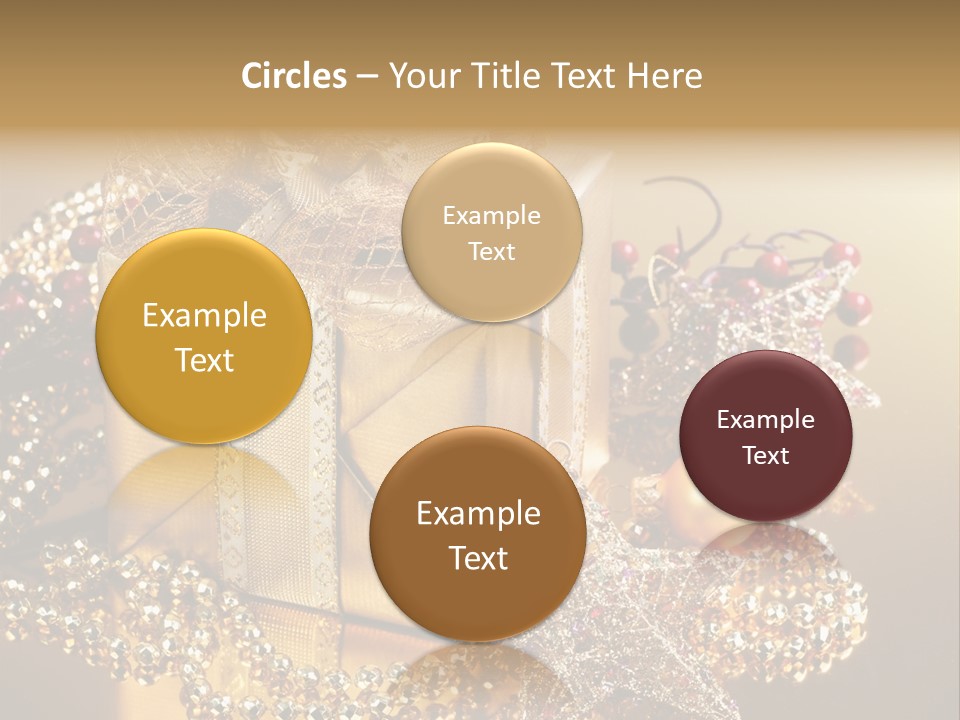 Present Red Stars PowerPoint Template