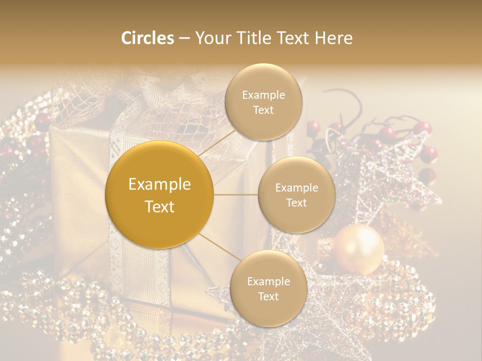 Present Red Stars PowerPoint Template