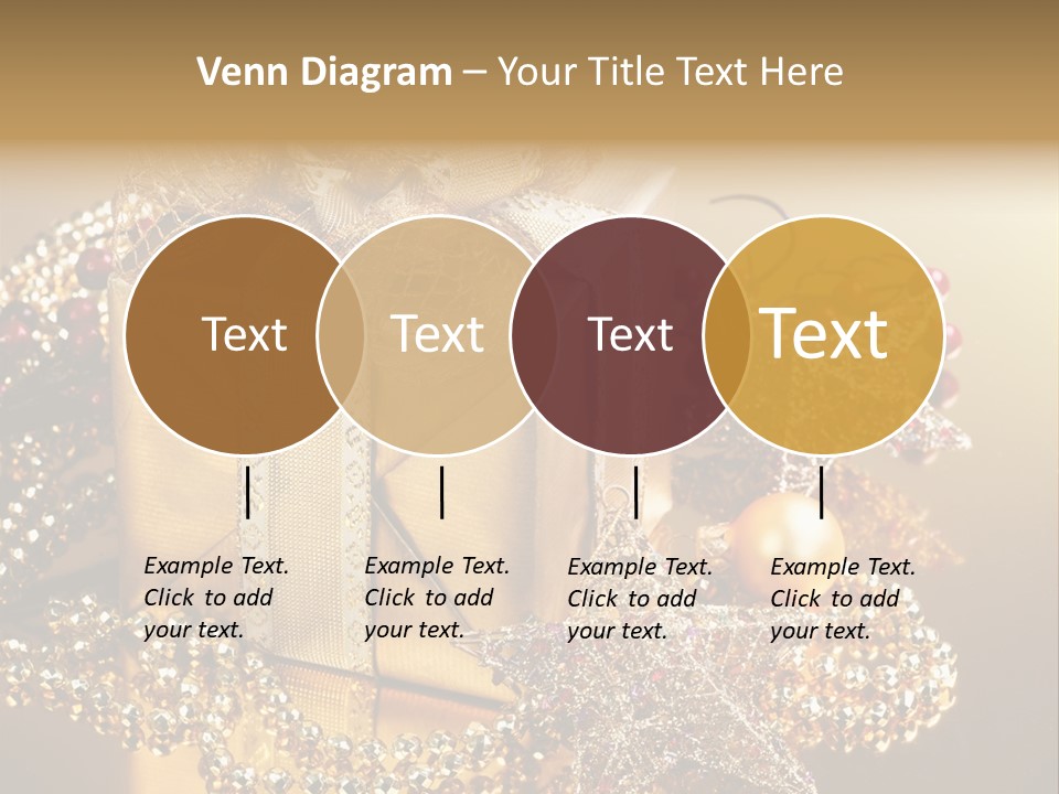 Present Red Stars PowerPoint Template