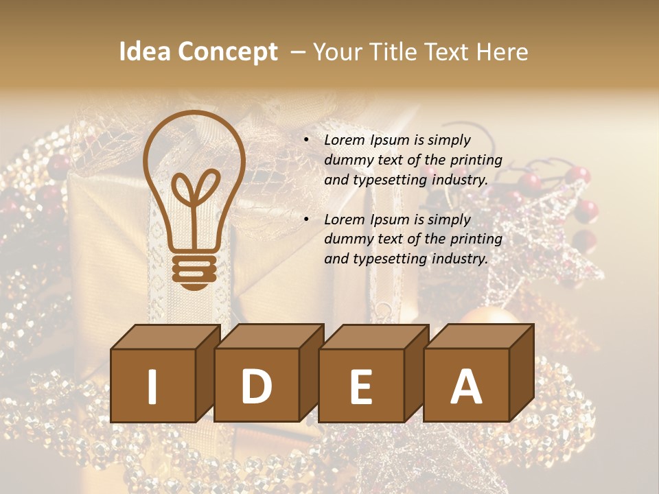 Present Red Stars PowerPoint Template