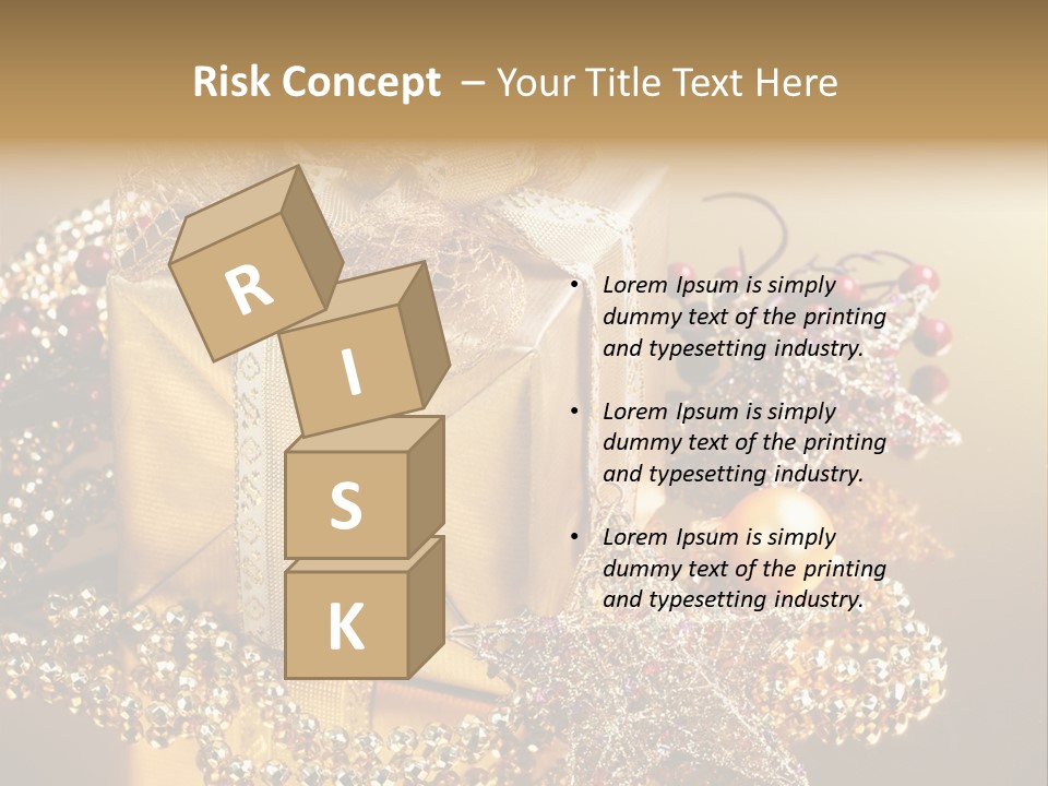 Present Red Stars PowerPoint Template