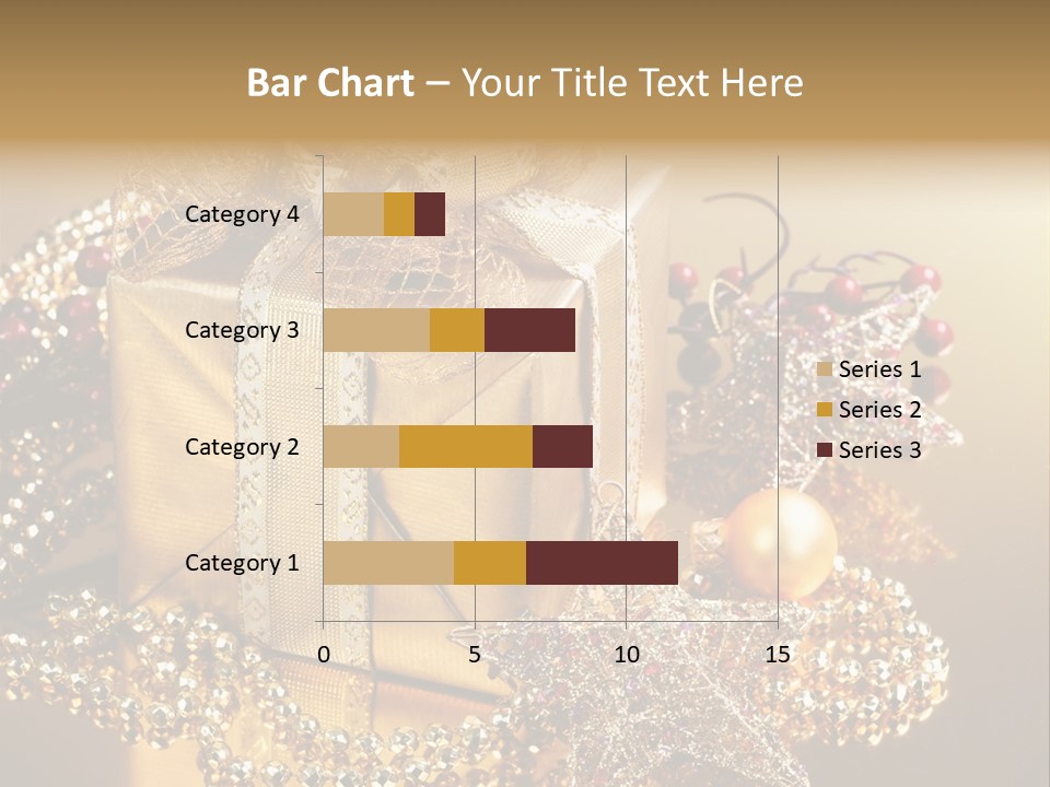 Present Red Stars PowerPoint Template