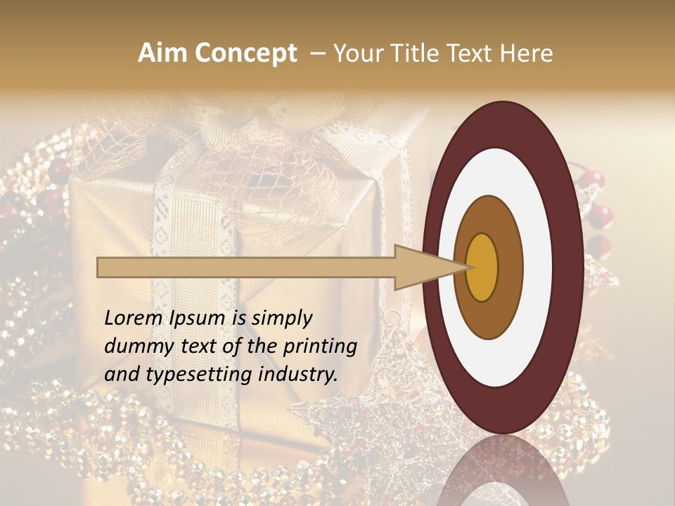 Present Red Stars PowerPoint Template