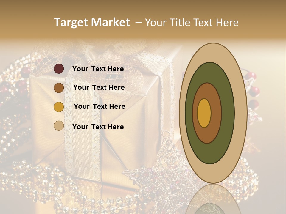 Present Red Stars PowerPoint Template