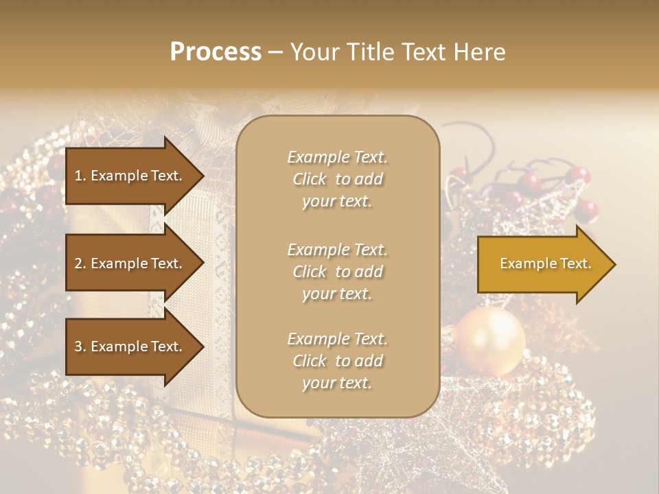 Present Red Stars PowerPoint Template