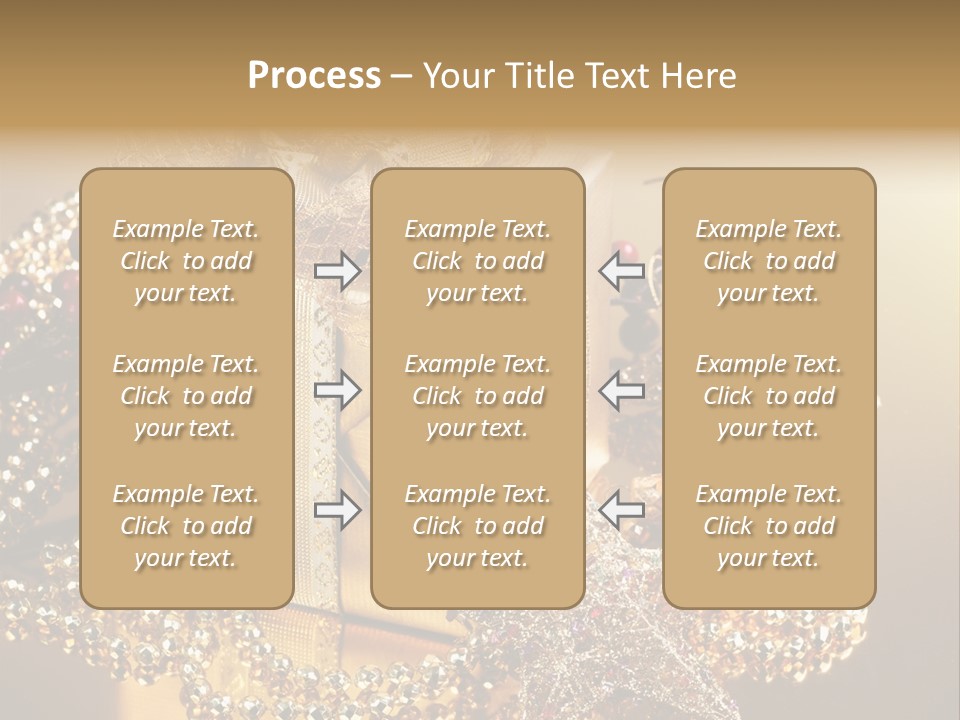 Present Red Stars PowerPoint Template