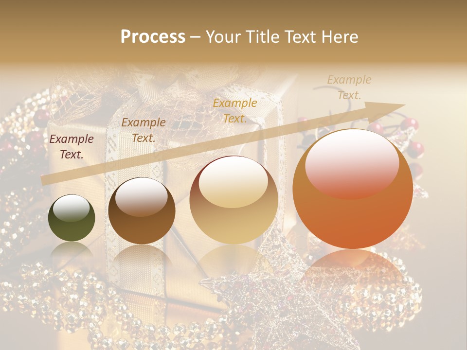 Present Red Stars PowerPoint Template