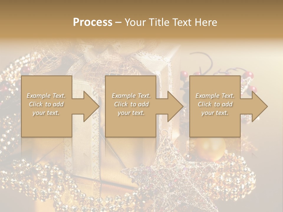 Present Red Stars PowerPoint Template