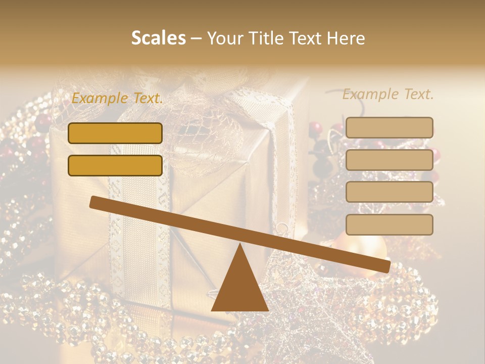 Present Red Stars PowerPoint Template