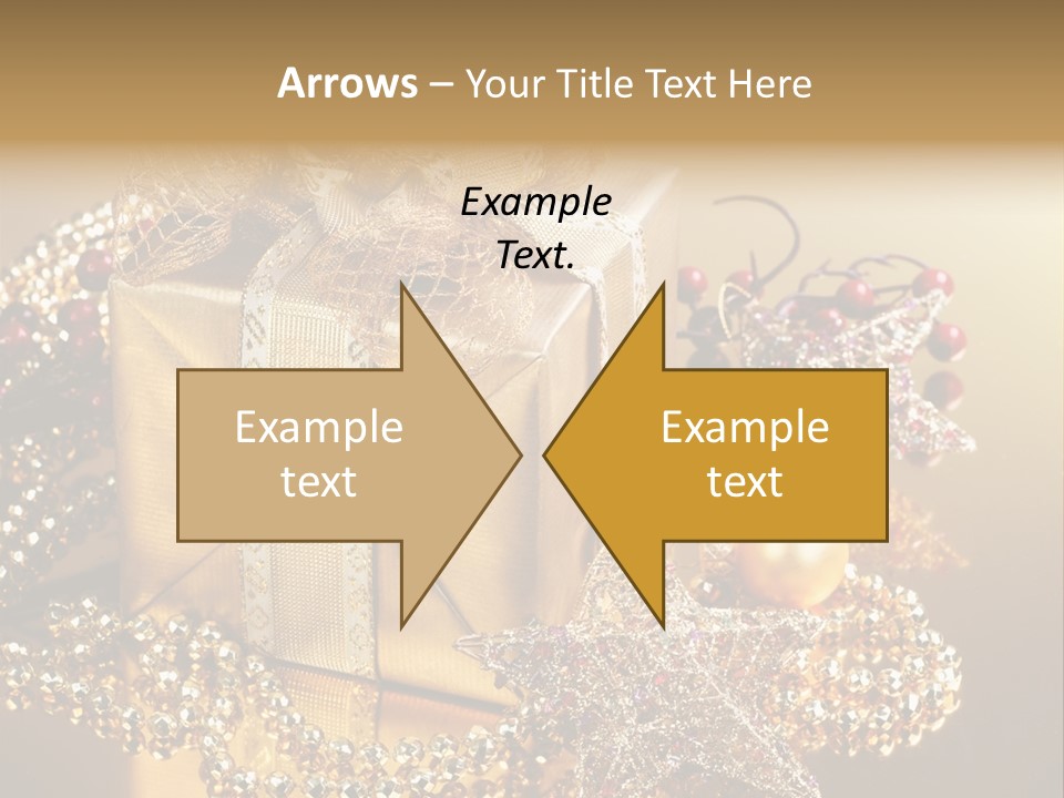 Present Red Stars PowerPoint Template