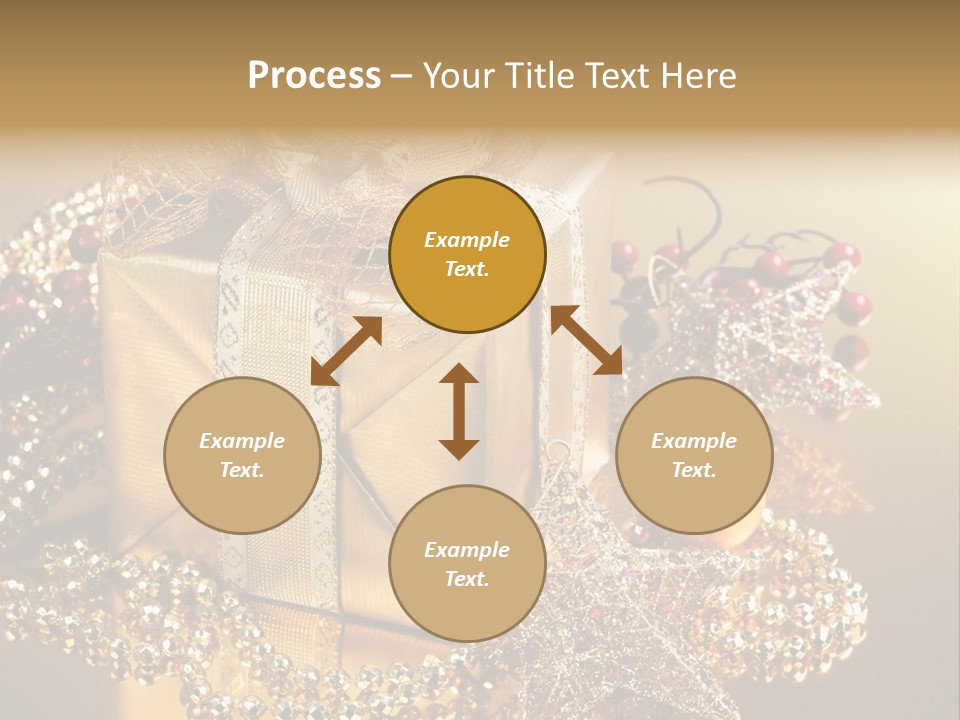 Present Red Stars PowerPoint Template