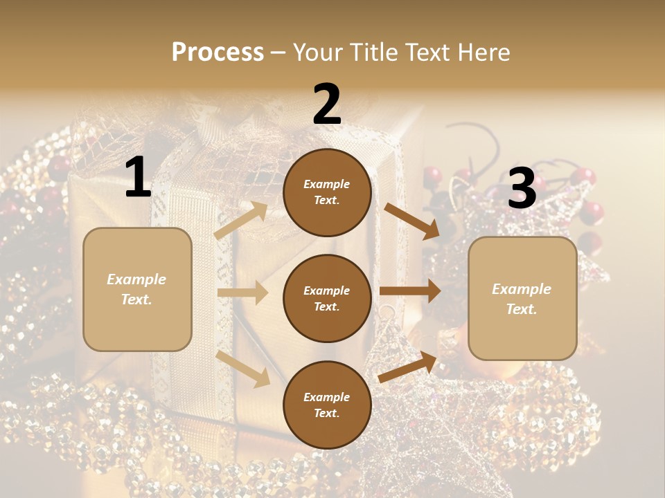 Present Red Stars PowerPoint Template