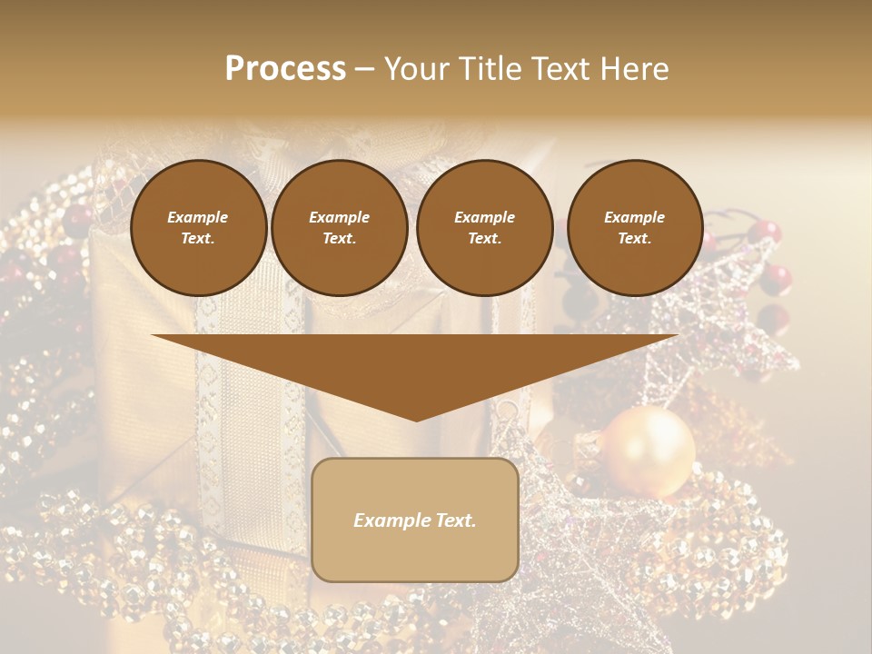Present Red Stars PowerPoint Template