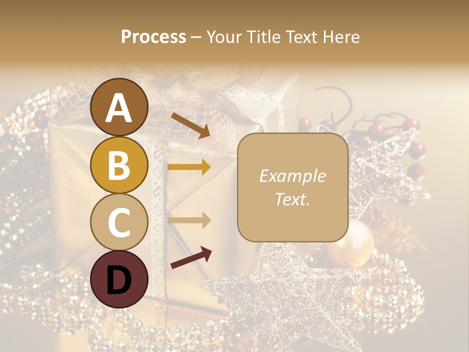 Present Red Stars PowerPoint Template