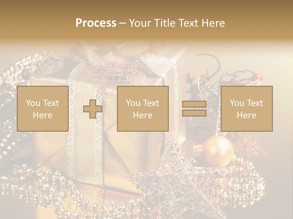Present Red Stars PowerPoint Template