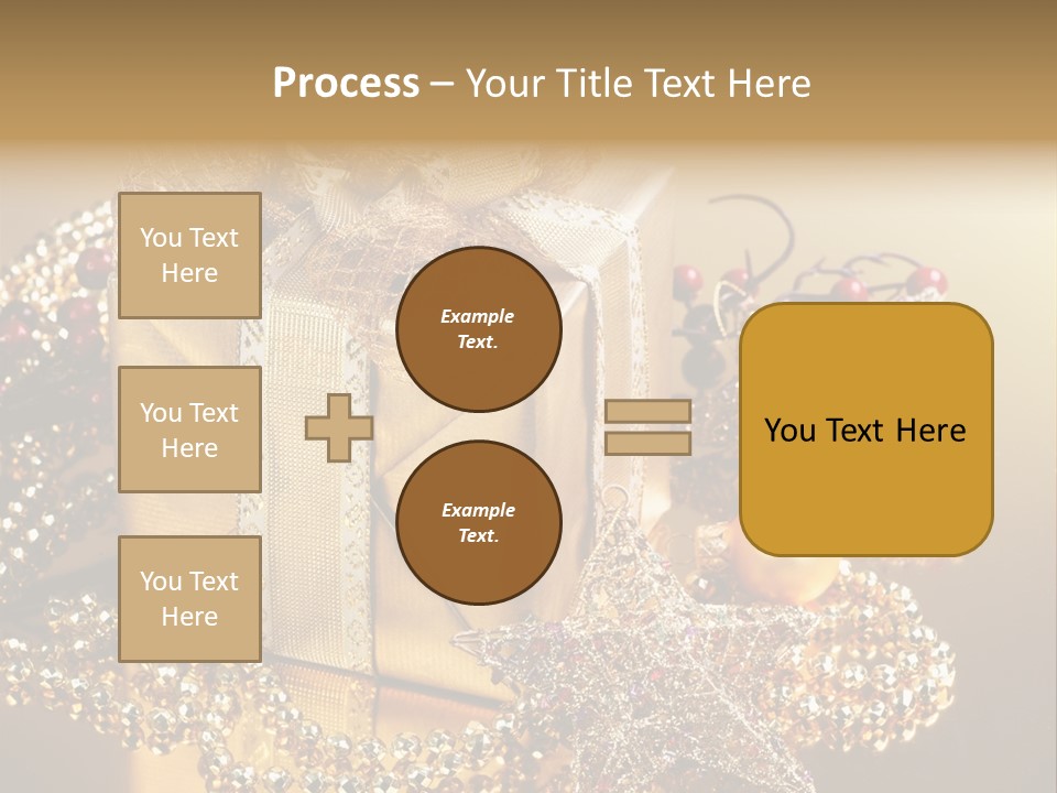 Present Red Stars PowerPoint Template