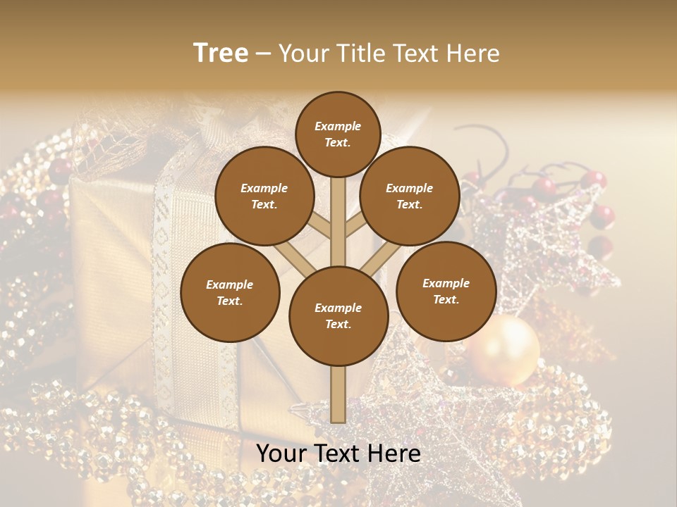 Present Red Stars PowerPoint Template