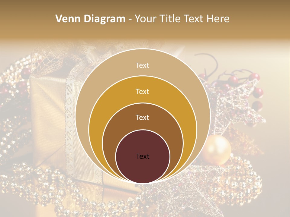 Present Red Stars PowerPoint Template