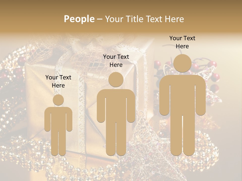 Present Red Stars PowerPoint Template